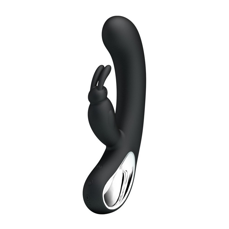 Pretty Love Vibro Rabbit  Webb Noir